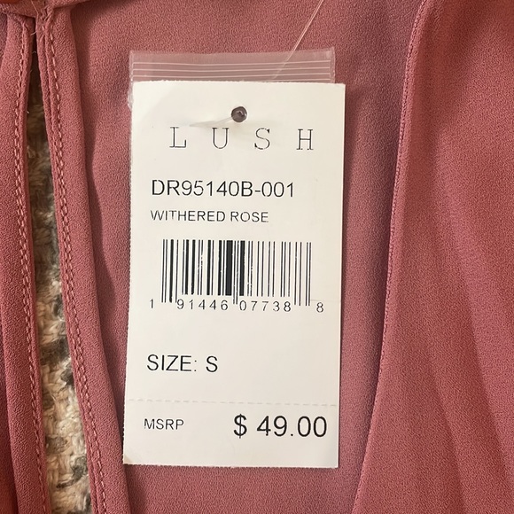 NWT Lush Wrap Dress - Picture 3 of 3